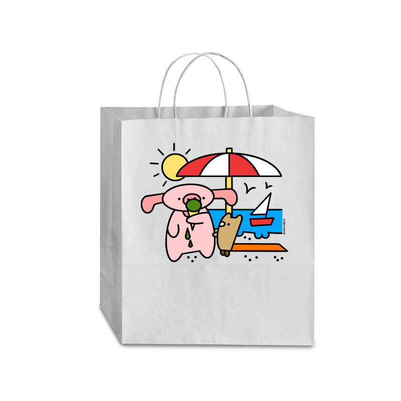 Beach T  Shirt Ami+ Keco T  Shirt Traveler Paper Bag -13 X 6 X 15 3/4 | Artistshot