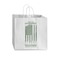 America This Is The Government The Founders Warned Us About Vogue Paper Bag - 16 X 6 X 12 | Artistshot