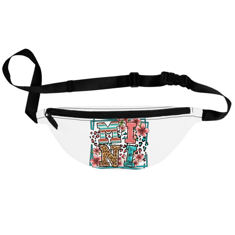 Floral Leopard Frame Mini Fanny Pack by LillyAllenDesigns | Artistshot