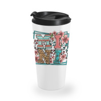 Floral Leopard Frame Mini Travel Mug | Artistshot