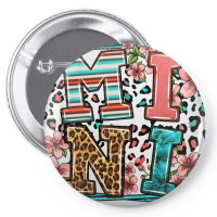 Floral Leopard Frame Mini Pin-back Button | Artistshot