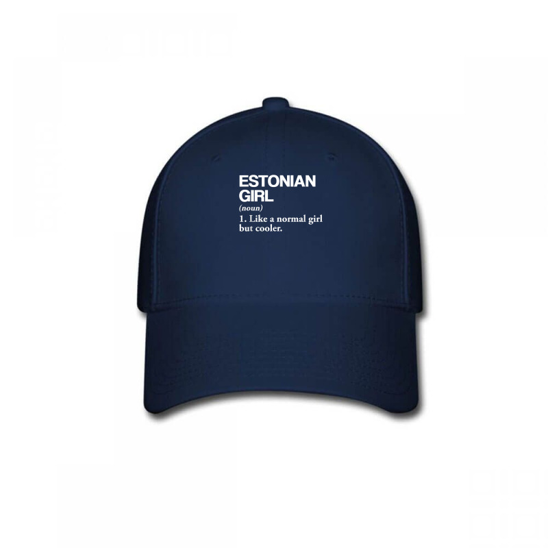 Estonian Girl Definition Estonia Flag Country Language T Shirt Baseball Cap | Artistshot