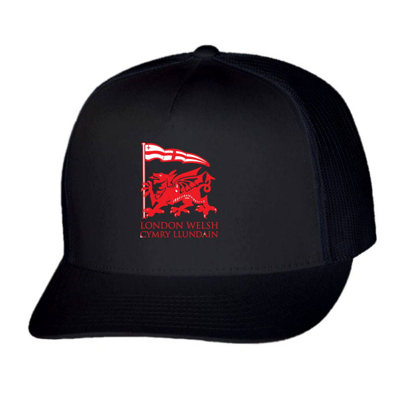 London Welsh Trucker Cap by SomArt | Artistshot