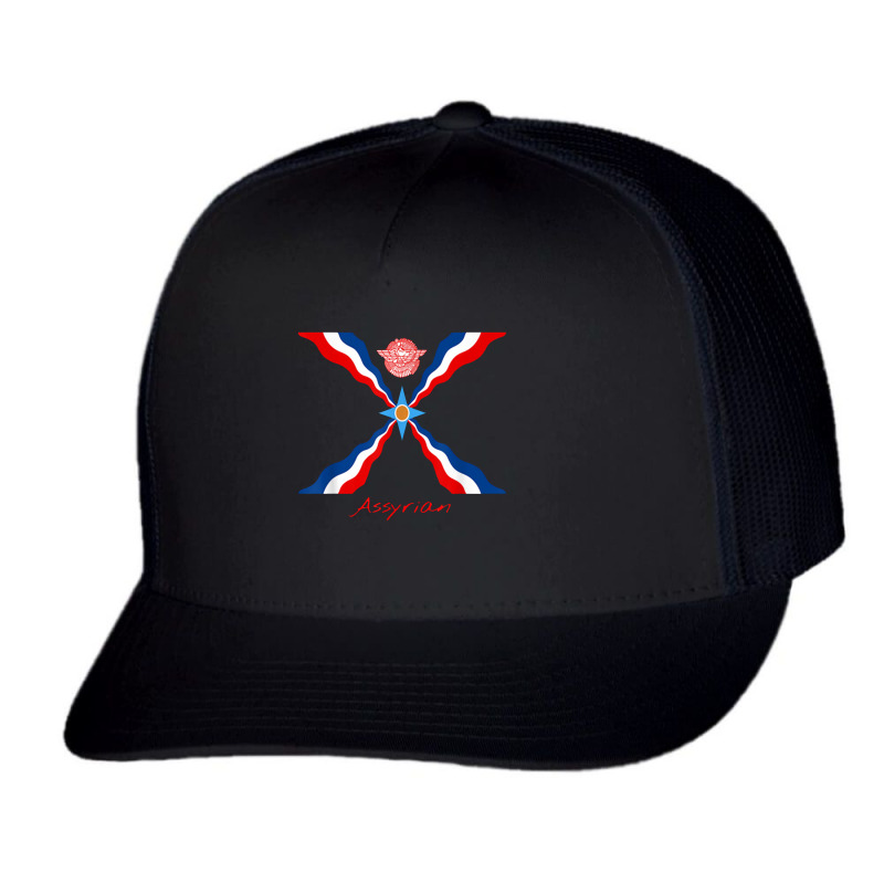 Assyria Assyrian Flag Assyrians Lamassu Trucker Cap by yuyurumpung | Artistshot