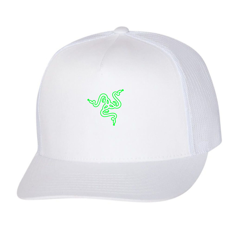 Snake And Dragon Game Trucker Cap by abelia | Artistshot