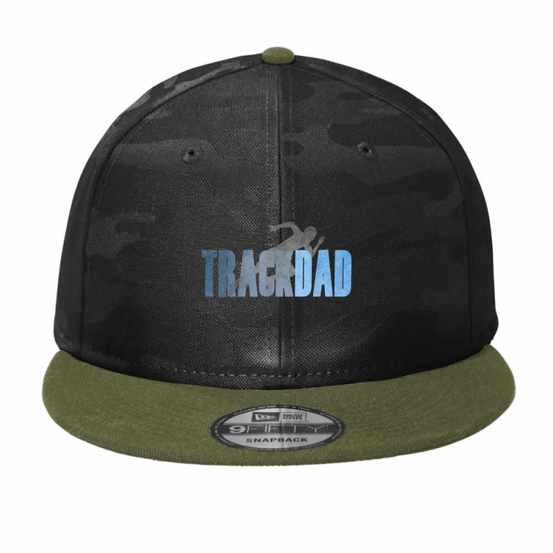 Mens Track Dad Track & Field Runner Cross Country Running Father Camo Snapback by kamiatun | Artistshot