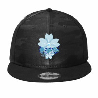 Flower With Trio Of Roses Camo Snapback | Artistshot