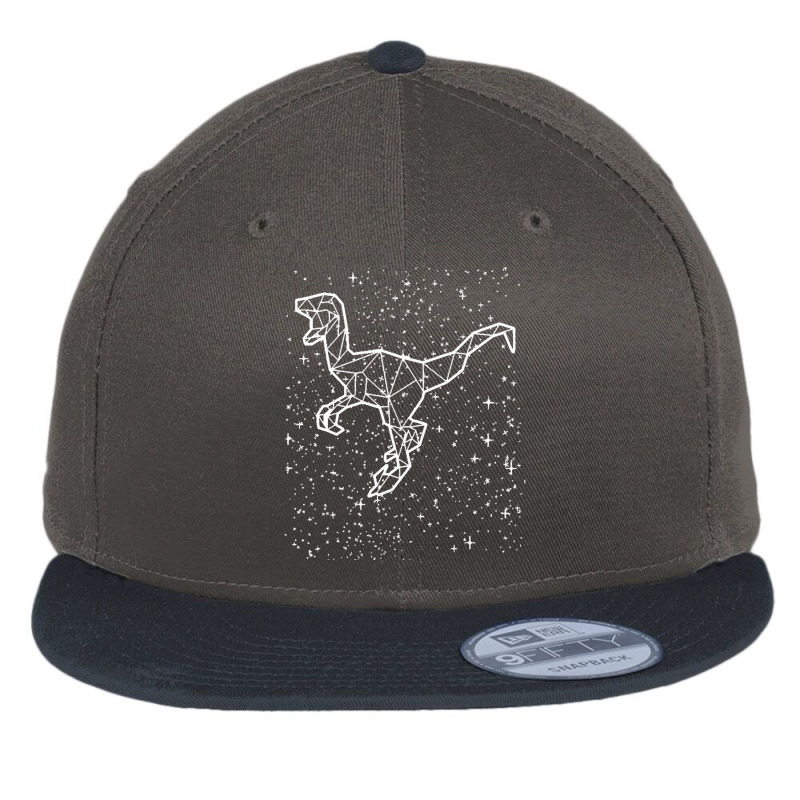 Velociraptor T  Shirt Velociraptor Dinosaur Zodiac Symbol Astrological Flat Bill Snapback Cap by oritchie954 | Artistshot