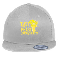 Lemon T  Shirt Easy Peasy Lemon Squeezy Summertime Lemonade Lover T  S Flat Bill Snapback Cap | Artistshot