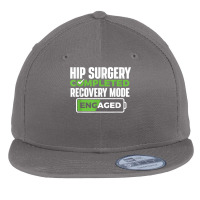 Hip Surgery Completed   Get Well Hip Replacement Recovery T Shirt Flat Bill Snapback Cap | Artistshot