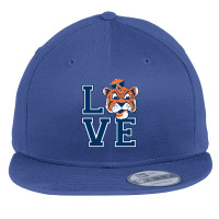 The Love Auburn Flat Bill Snapback Cap | Artistshot