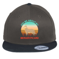 Berger Picard T  Shirt Ask Me About My Berger Picard T  Shirt Flat Bill Snapback Cap | Artistshot