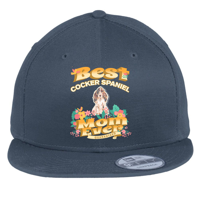 Dog Moms T  Shirt Best Brown Cocker Spaniel Mom   Dog Mom, Dog Owner G Flat Bill Snapback Cap by palehulking | Artistshot