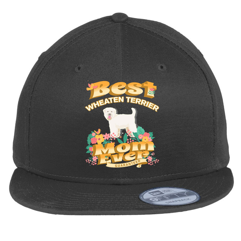 Dog Moms T  Shirt Best Soft Coated Wheaten Terrier Mom   Dog Mom, Dog Flat Bill Snapback Cap | Artistshot