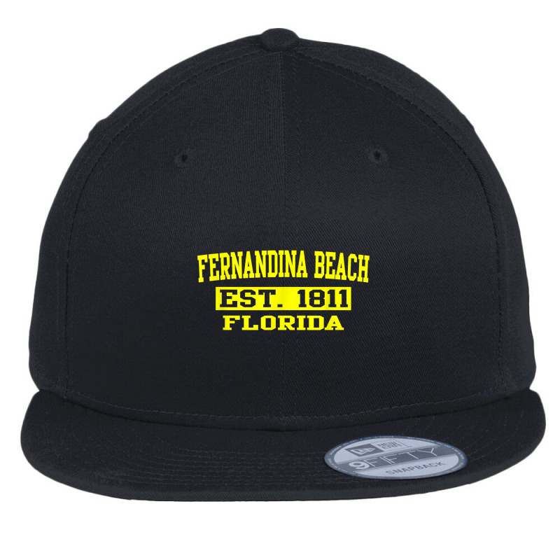 Fernandina Beach T Shirt Florida Amelia Island Tee Shirt Flat Bill Snapback Cap by kogmor58594 | Artistshot