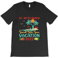 Beach Vacation 2022 Retro Lost Paradise St. Kitts Beach T-shirt | Artistshot