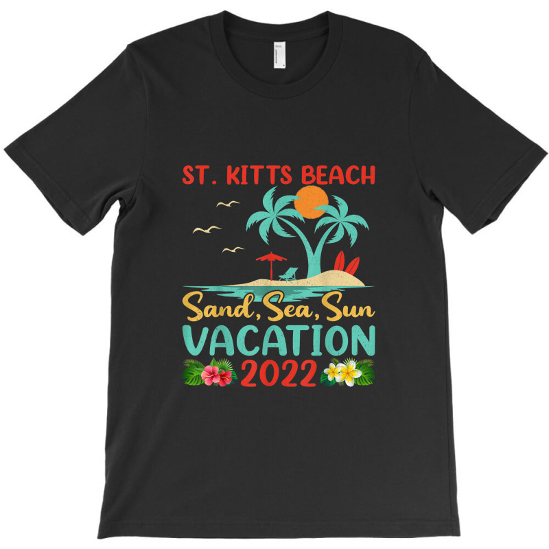 Beach Vacation 2022 Retro Lost Paradise St. Kitts Beach T-Shirt by Tiktify | Artistshot