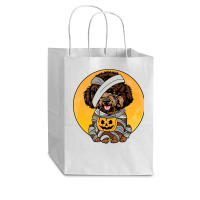 Poodle Dog Cute Halloween Costume Dog Lover Design 103 Cub Paper Bag - 8 X 4 1/2 X 10 1/4 | Artistshot