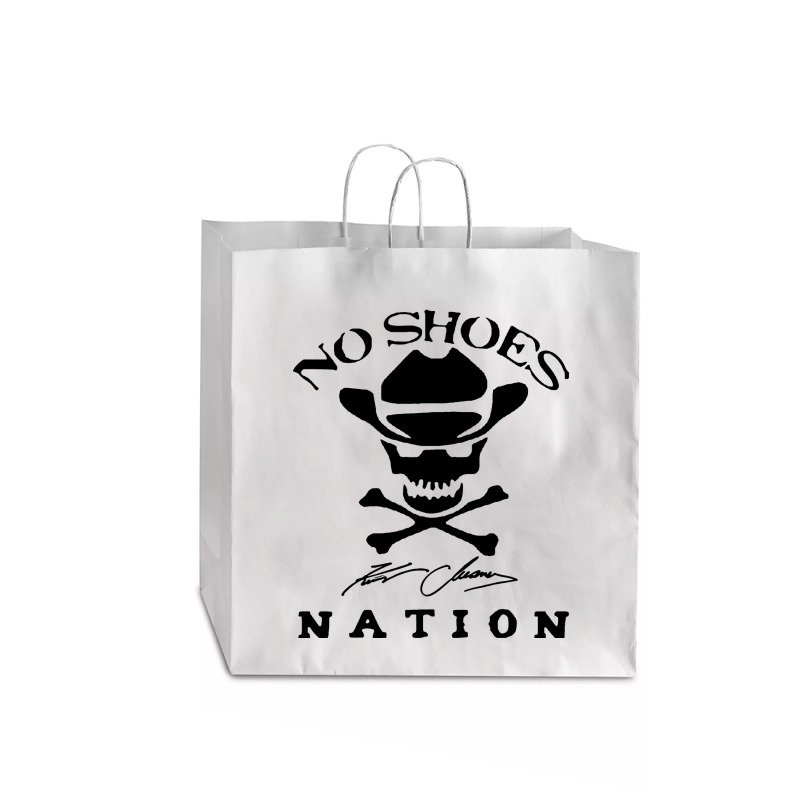 No Shoes Nation Jumbo Paper Bag - 18 X 7 X 18 3/4 | Artistshot