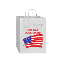 All Gave Some Some Gave All One Had Bone Spurs Mart Paper Bag -13 X 7 X 17 | Artistshot