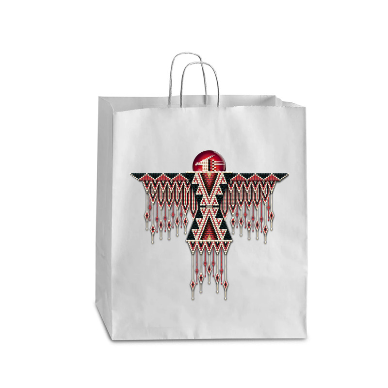 Red Native American Southwest Style Thunderbird Queen Paper Bag - 16 X 6 X 19 1/4 | Artistshot