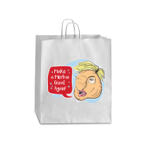 Make A Merkin Great Again Queen Paper Bag - 16 X 6 X 19 1/4 | Artistshot