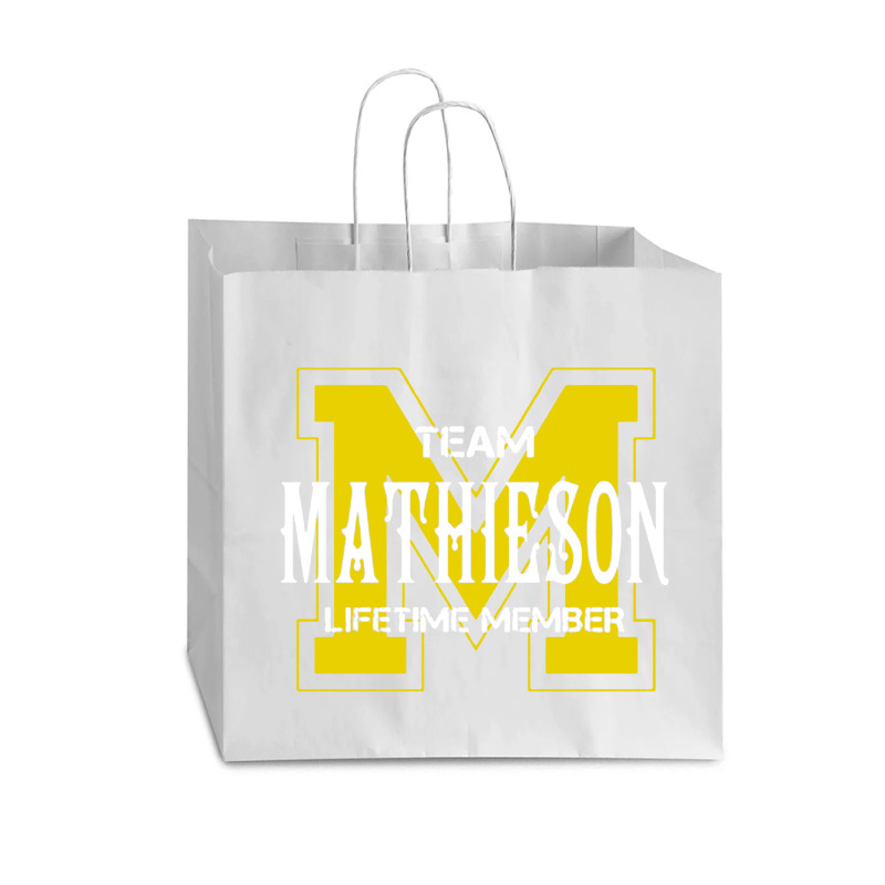 Team Mathieson Vogue Paper Bag - 16 X 6 X 12 | Artistshot