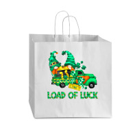 Loads Of Luck Gnomes Funny Leprechaun St Patricks Day Outfit T Shirt Vogue Paper Bag - 16 X 6 X 12 | Artistshot