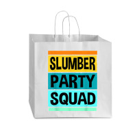 Girls Sleep Over Squad Sleep Over Party Birthday Pjs T Shirt Vogue Paper Bag - 16 X 6 X 12 | Artistshot