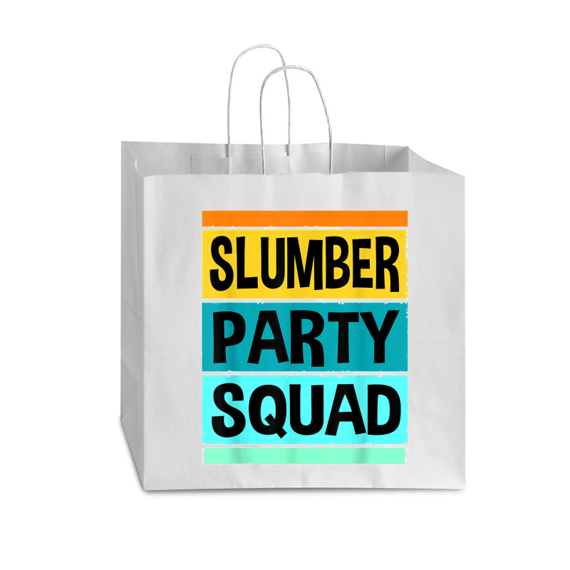 Girls Sleep Over Squad Sleep Over Party Birthday Pjs T Shirt Vogue Paper Bag - 16 X 6 X 12 | Artistshot