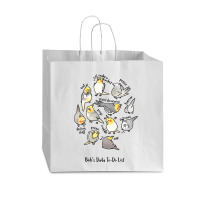 Cockatiel's Daily To Do List T Shirt Vogue Paper Bag - 16 X 6 X 12 | Artistshot