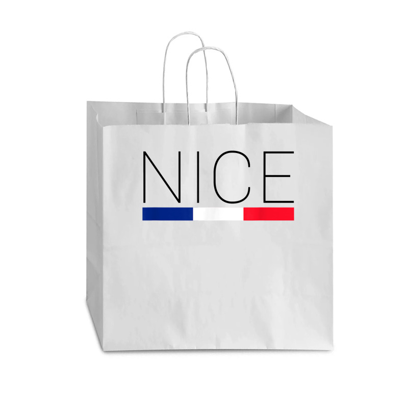 Nice France Cote D'azur French Riviera Cannes Antibes Gift T Shirt Vogue Paper Bag - 16 X 6 X 12 | Artistshot