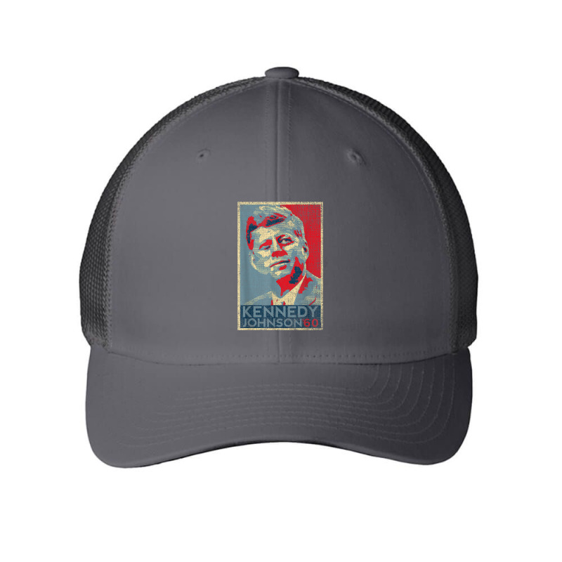 Kennedy Johnson 1960 Retro Campaign 4th Of July President T Shirt Mesh cap by towamingle | Artistshot