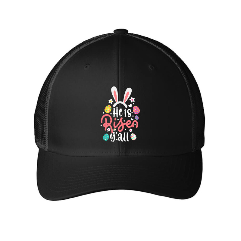 Bunny Ears T  Shirt Bunny Ears He Is Risen Y'all Easter Bunny Costume Mesh cap by juanalubowitz776 | Artistshot