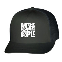 Power To The People Trucker Cap | Artistshot