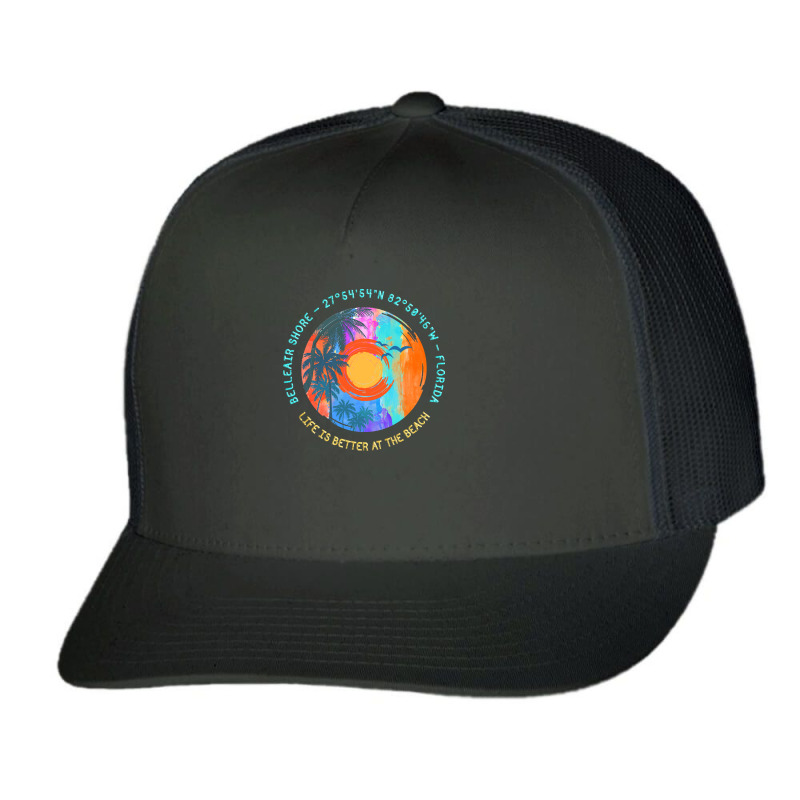 Belleair Shore T  Shirt Belleair Shore, Pinellas County, Florida T  Sh Trucker Cap | Artistshot