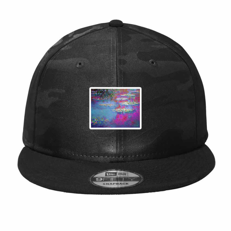 Claude Monet Poppy Field 45368997 Camo Snapback by dacun22 | Artistshot