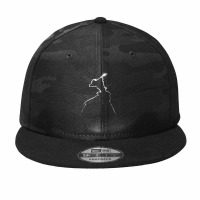 Lightning Shirt With A Lightning Bolt Shirt Graphic Design Camo Snapback | Artistshot