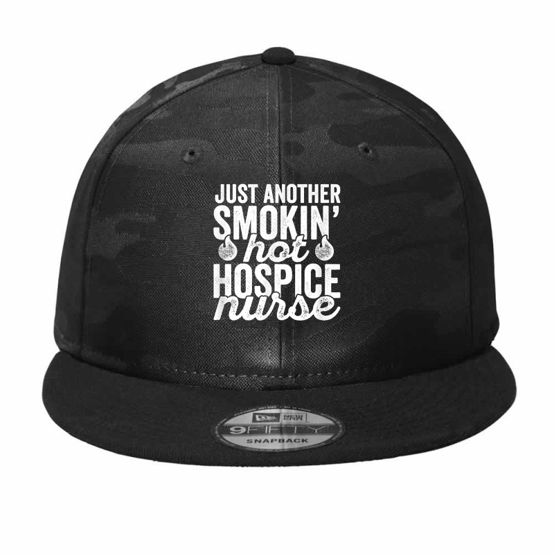 Hospice Nurse T Shirt For National Nurses Day Camo Snapback by Sand King | Artistshot