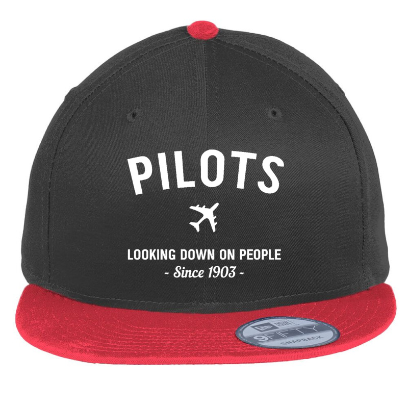 Looking Down On People Since 1903 Flat Bill Snapback Cap | Artistshot