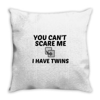 I Have Twins Throw Pillow | Artistshot