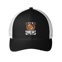 Football Its Game Day Yall Funny Quotes 402 Football Mesh Cap | Artistshot