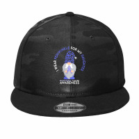 Womens I Wear Periwinkle For My Daughter Esophageal Cancer V Neck T Sh Camo Snapback | Artistshot