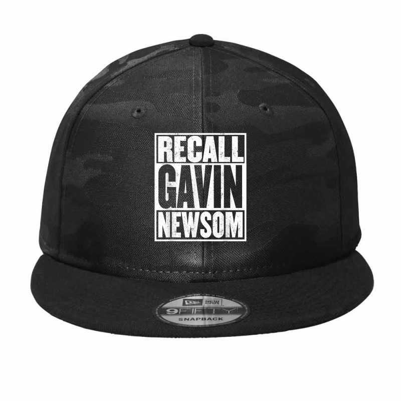 Recall Gavin Newsom Shirt California My Governor Is An Idiot T Shirt Camo Snapback by AakritiRosek1997 | Artistshot