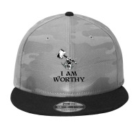 I Am Worthy Camo Snapback | Artistshot