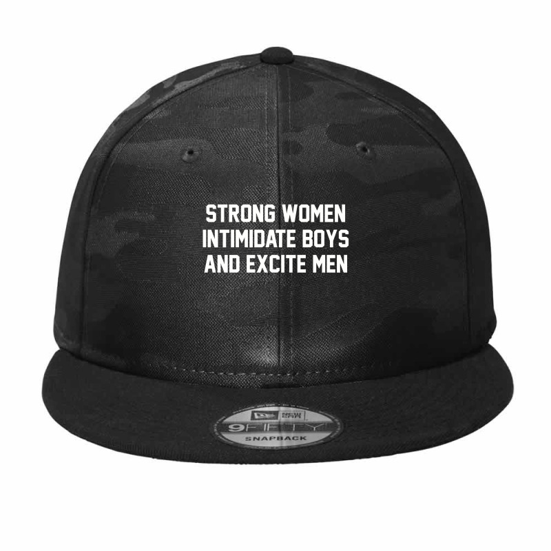 Strong Women Intimidate Boys And Excite Men 02 [tb] Camo Snapback by merdekaseja | Artistshot