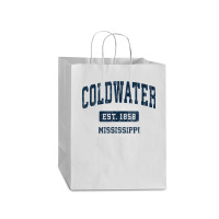 Coldwater Mississippi Ms Vintage Athletic Sports Design T Shirt Mart Paper Bag -13 X 7 X 17 | Artistshot