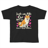 Dog Lover T  Shirt Icelandic Sheepdog Dog Gift Idea Toddler T-shirt | Artistshot