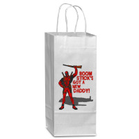 New Daddy Wine Paper Bag - 5 1/2 X 3 1/4 X 13 | Artistshot