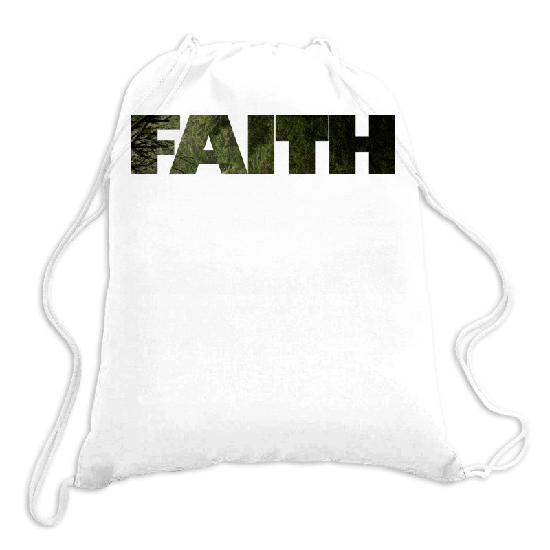 Faith Drawstring Bags | Artistshot